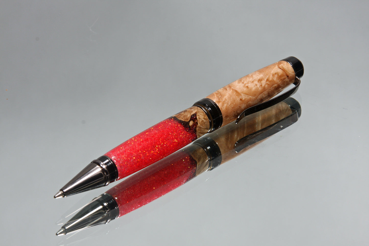 Big Ben Cigar Ballpoint Pen - Handcrafted from Stunning Hybrid Wood & Acrylic