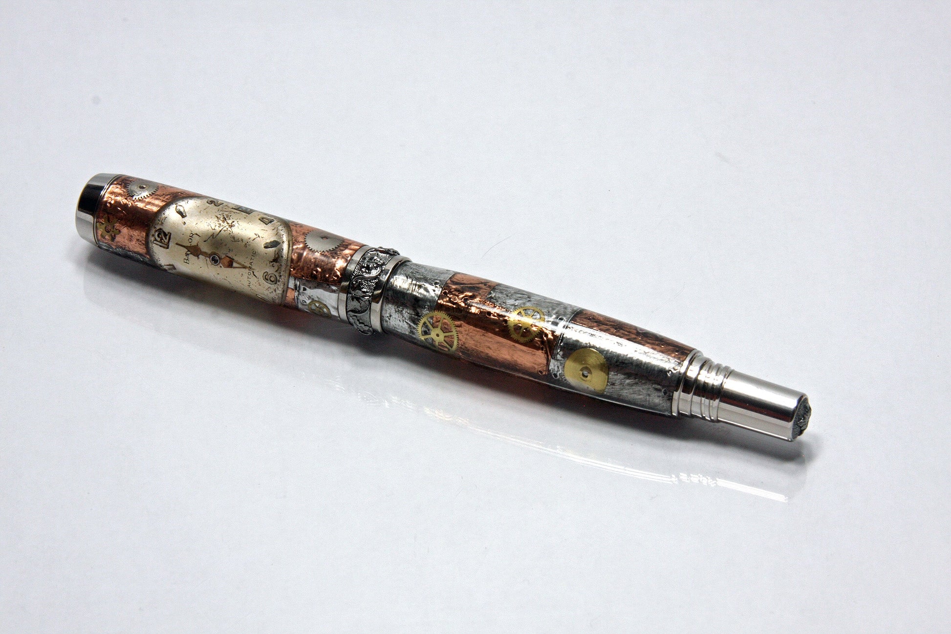 Fountain - Rollerball Pen - Watch Components - Steampunk - 