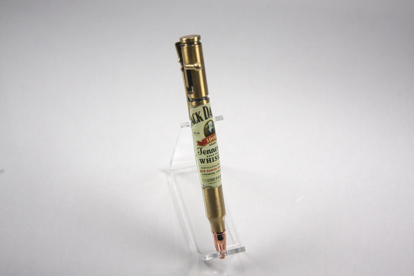 Hand Crafted Antique Brass Bolt-Action Ballpoint Writing Pen